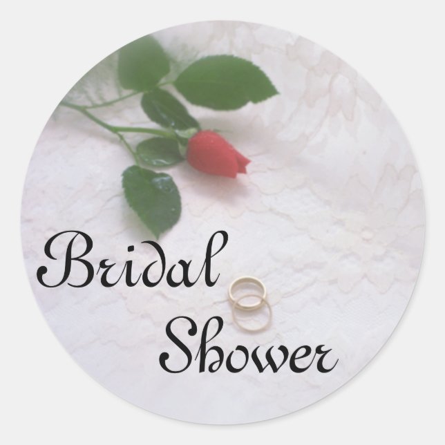 Bridal Duwer Rose Stickers (Vorderseite)