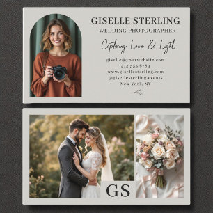 Bridal Fotograf Foto Script Beruflich Visitenkarte