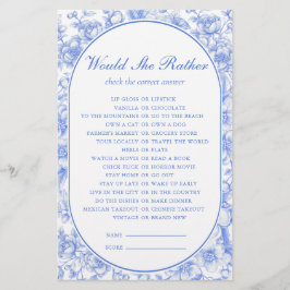 Bridal Game würde sie eher etwas Blaues