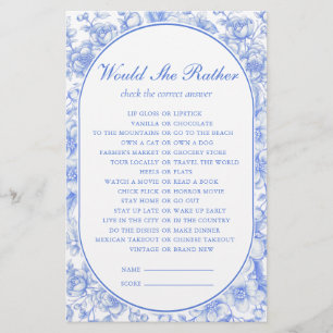 Bridal Game würde sie eher etwas Blaues