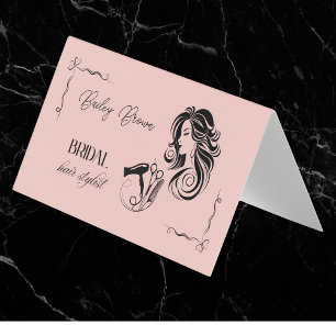 Bridal Hair Stylist Visitenkarten