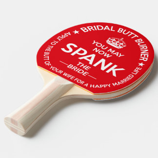 Bridal Hintern Burner, Spanking Paddle (Hochzeitsg Tischtennis Schläger