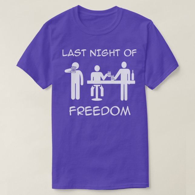 Bridal Hochzeit Junggeselinnen-Abschied Letzte Nac T-Shirt (Design vorne)