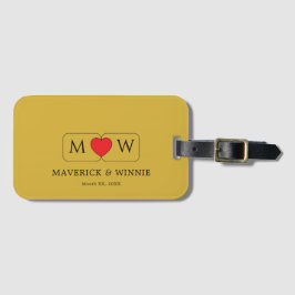 Bridal Luggage Tag Perfekt für ein Hochzeitsgesche Gepäckanhänger