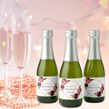 Bridal Luncheon Blumengeometrie, weiß bordeauxrot