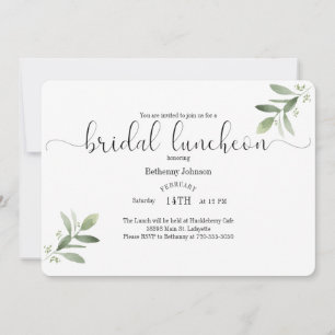 Bridal Luncheon Einladung