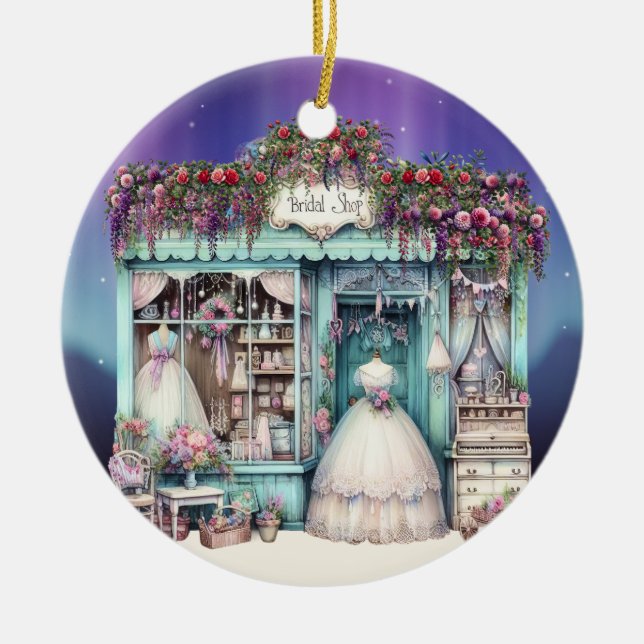 BRIDAL Shop Keramik Ornament (Vorne)