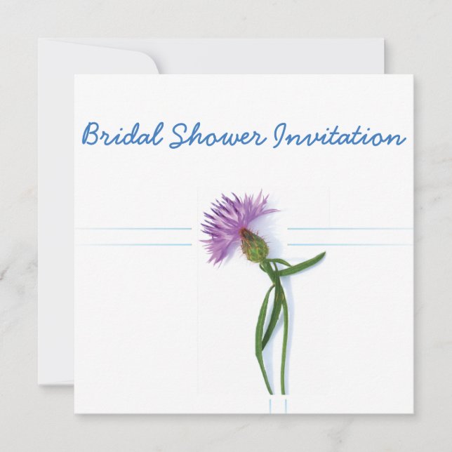 Bridal Show (Schottische, keltische Hochzeitsthema Einladung (Vorderseite)