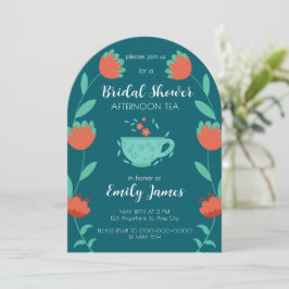 Bridal Shower - Afternoon Tea Party Invitation Einladung