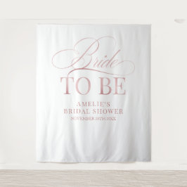 Bridal shower Bride to Be backdrop Wandteppich