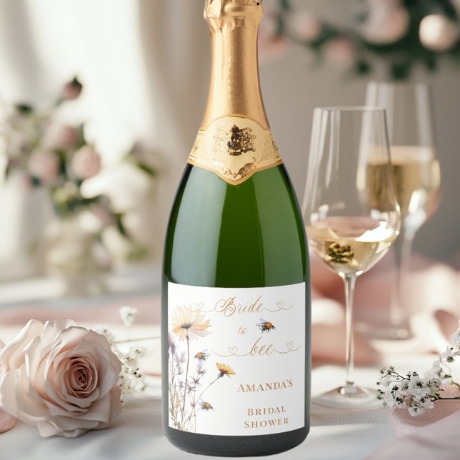 Bridal Shower Bride to bee wildflowers ivory (Von Creator hochgeladen)