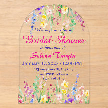 Bridal Shower Invitation Card