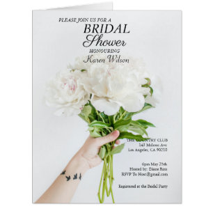 Bridal Shower Invitation RSVP Card