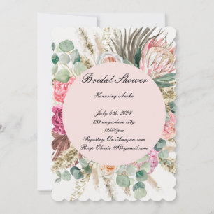 BRIDAL SHOWER INVITATION SAVE THE DATE