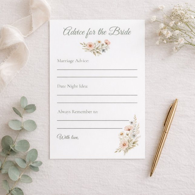 Bridal Shower Wildflower Advice for The Bride (Von Creator hochgeladen)