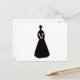 Bridal-Silhouette Postkarte (Vorderseite/Rückseite Beispiel)
