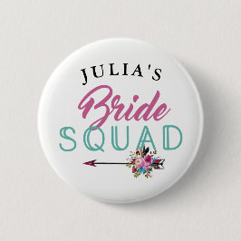 Bridal Squad Brid Abzeichen Bachelorette Tribe But Button