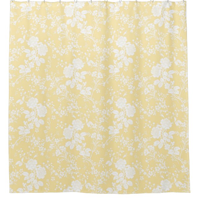 Bridal Suite Toile Buttertasse Duschvorhang (Vorderseite)