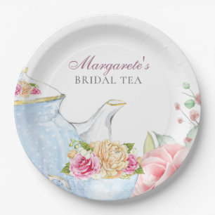 Bridal Tea Party Frische Pasta machen Pappteller