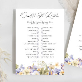 Bridal Tea würde eher Brautparty spielen