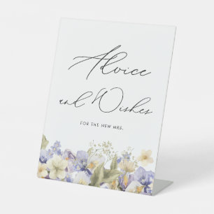 Bridal Tee Brautparty Advoce & Wish Sockelschild