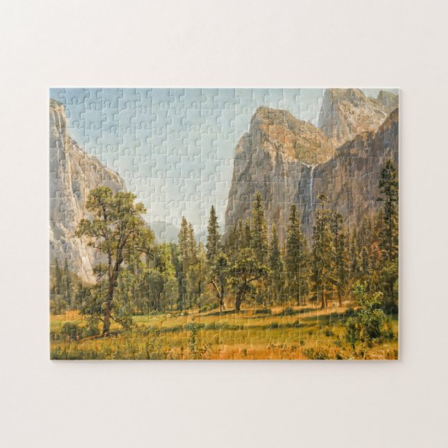 Bridal Veil Falls, Kalifornien | Albert Bierstadt (Horizontal)