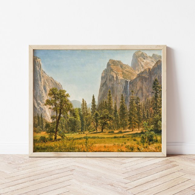 Bridal Veil Falls, Kalifornien | Albert Bierstadt Poster (Von Creator hochgeladen)