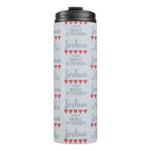 Bridal & Wedding Party 5 Herz Abuelo Braut Thermosbecher