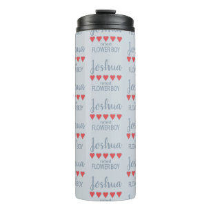 Bridal & Wedding Party 5 Herz Blume Junge Thermosbecher