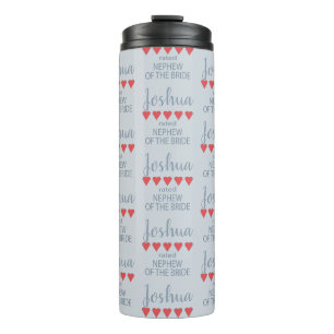 Bridal & Wedding Party 5 Herz Nephew Braut Thermosbecher