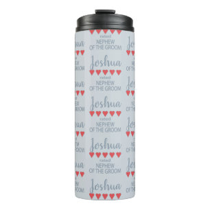 Bridal & Wedding Party 5 Herz Nephew Thermosbecher