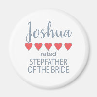 Bridal & Wedding Party 5 Herz Stepfather of Bride