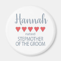 Bridal & Wedding Party 5 Herz Stepmutter von Groom