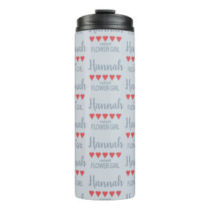 Bridal & Wedding Party 5 HerzblütenGirl Thermosbecher