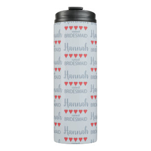 Bridal & Wedding Party 5 Herzensjungfrau Thermosbecher
