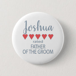 Bridal & Wedding Party 5 Herzenvater Button