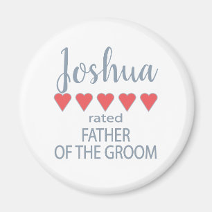 Bridal & Wedding Party 5 Herzenvater Magnet