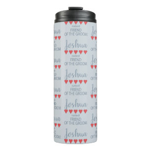 Bridal & Wedding Party 5 Herzfreund am Groom Thermosbecher