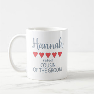 Bridal & Wedding Party 5 Herzlich Cousin Kaffeetasse