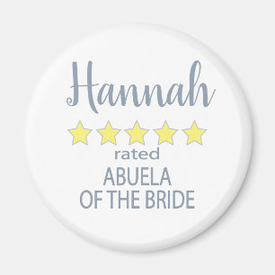 Bridal & Wedding Party 5 Sterne Abuela von Bride Magnet