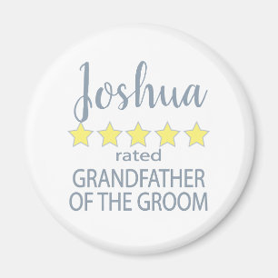 Bridal & Wedding Party 5 Sterne Großvater Magnet