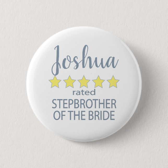 Bridal & Wedding Party 5 Sterne Stepbruder von Bri Button (Vorderseite)