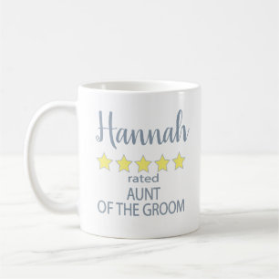 Bridal & Wedding Party 5 Sterne Tante Groom Kaffeetasse