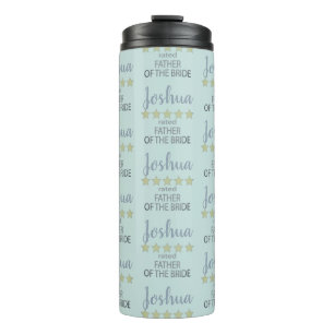 Bridal & Wedding Party 5 Sterne Vater von Bride Thermosbecher