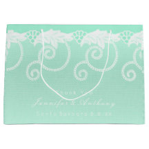 Bridal Wedding Tiffany Mint Green Royal Lace