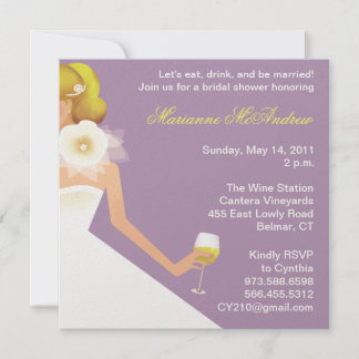 Bridal Wine Ensemble (Lima) Einladung