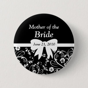 Bridal Wirbel Brautparty White Button