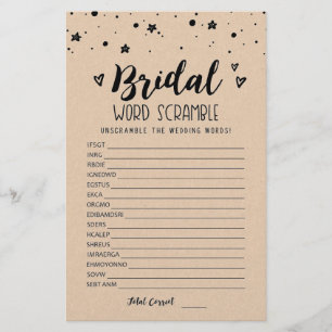 Bridal Wort Rammspiel mit Antworten