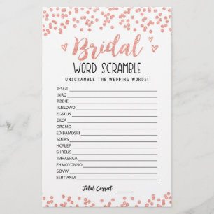 Bridal Wort Rammspiel mit Antworten