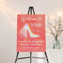 BridalShower Bride zu Hochzeit High Heel
